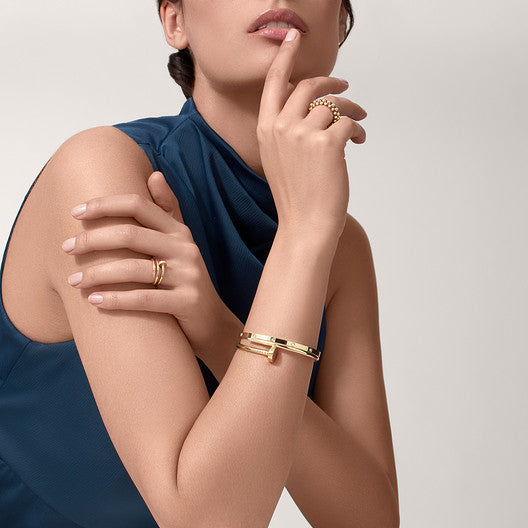 Brazalete Cartier baño de Oro 18k | Caja de LUJO incluida